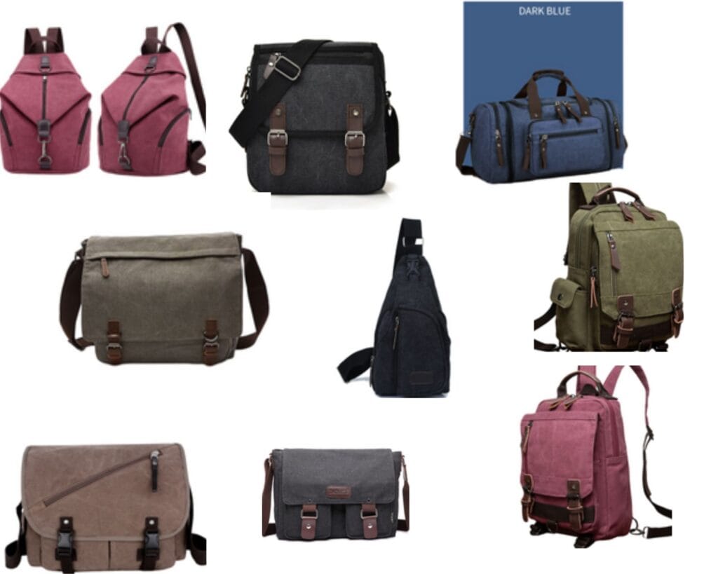 Canvas bags